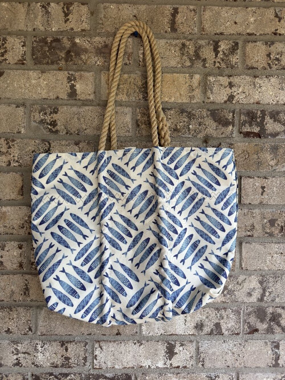 Sea Bags of Maine Fish Print Medium Tote